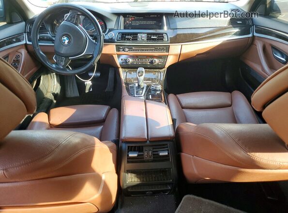 WBA5A7C57GG644208 2016 BMW 5 SERIES Silver Вид щитка приладів