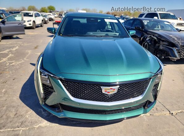 1G6DV5RW7S0106734 2025 CADILLAC CT5 Green Вид ззаду