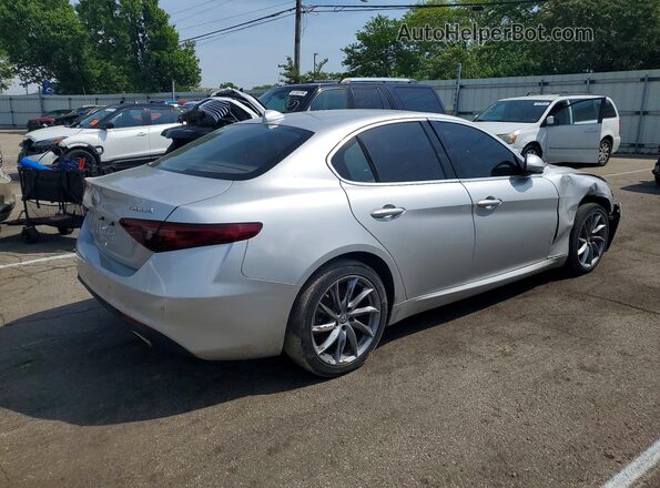 ZARFAEDN8H7528565 2017 ALFA ROMEO GIULIA Серебряный Передняя правая четверть