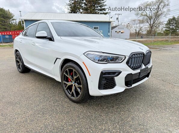 5UXCY6C05P9P51197 2023 BMW X6 White Задня ліва чверть