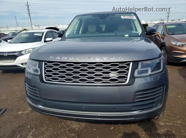 SALGS5RE0JA380479 2018 LAND ROVER RANGE ROVER Серый Вид сзади
