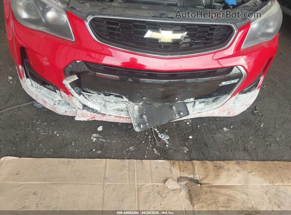 6G3F15RW2GL214284 2016 CHEVROLET SS Красный Вид спереди