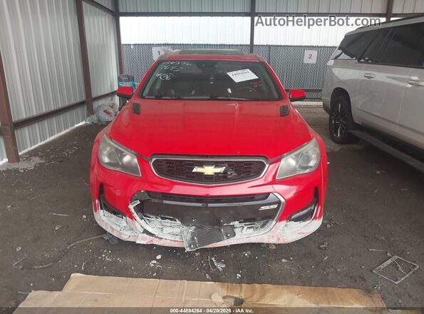 6G3F15RW2GL214284 2016 CHEVROLET SS Красный Вид щитка приборов