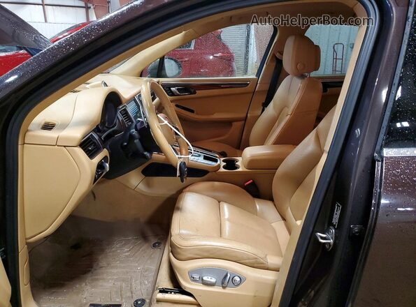 WP1AB2A55GLB52707 2016 PORSCHE MACAN Brown წინა პანელის ხედი