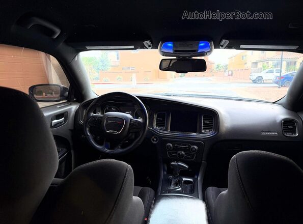 2C3CDXCT2KH578605 2019 DODGE CHARGER Black Հետևի նստատեղերի տեսք