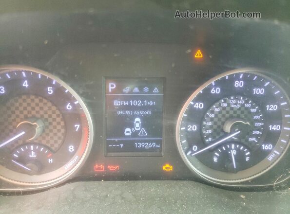 5NPD84LF0KH470777 2019 HYUNDAI ELANTRA Gray Widok tylnych siedzeń
