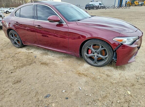 ZARFAEBN5H7558383 2017 ALFA ROMEO GIULIA Бордовый 