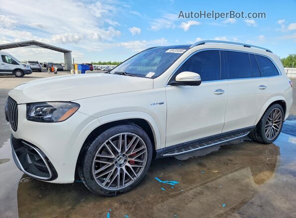 4JGFF8KE0MA523840 2021 MERCEDES-BENZ GLS White Rear left