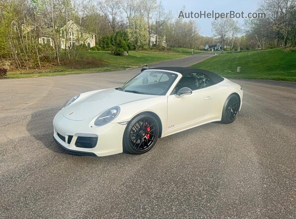 WP0CB2A91HS156001 2017 PORSCHE 911 White უკანა მარჯვენა