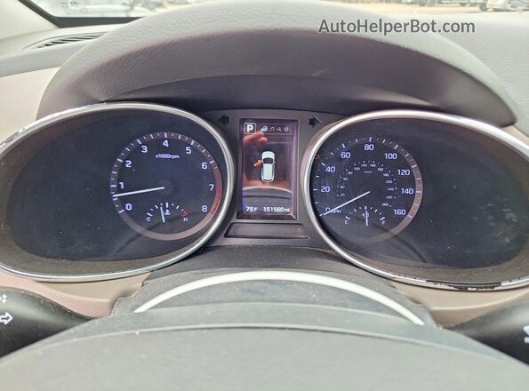 KM8SNDHF2HU251838 2017 HYUNDAI SANTA Silver 