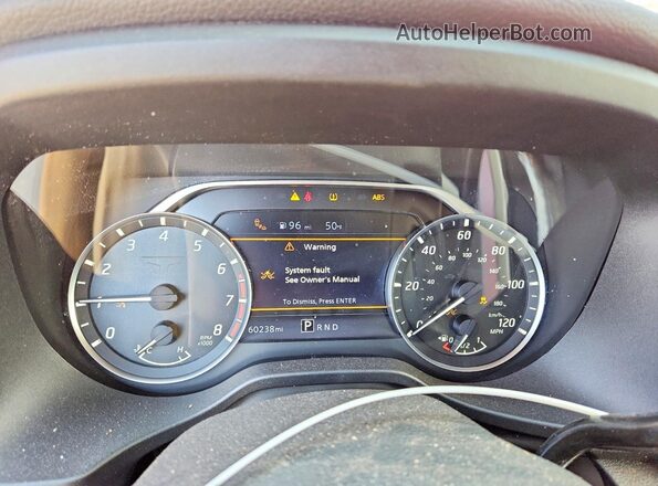 1N6AA1EF1NN100152 2022 NISSAN TITAN Red უკანა სავარძლების ხედი