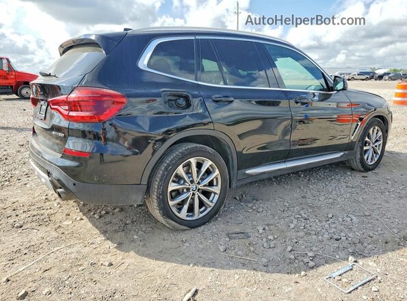5UXTR7C51KLF26322 2019 BMW X3 Черный Передняя правая четверть