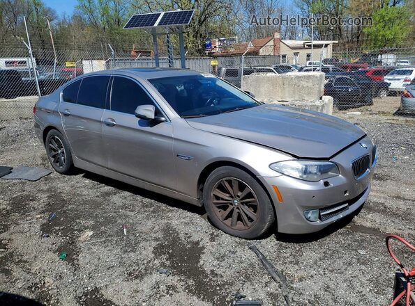 WBA5A7C57GG644208 2016 BMW 5 SERIES Silver Вид спереду