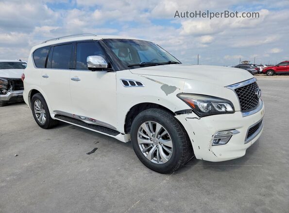 JN8AZ2ND2G9800116 2016 INFINITI QX80 White 