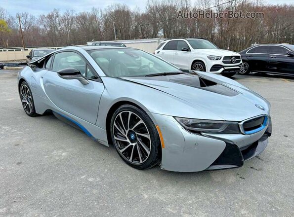 WBY2Z2C52GV675023 2016 BMW I8 Серебряный Вид спереди
