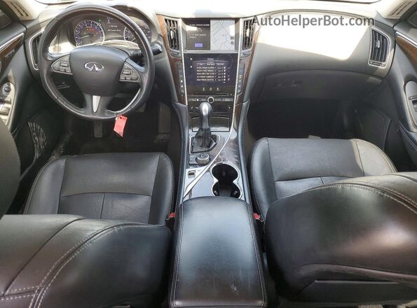 JN1EV7APXGM302266 2016 INFINITI Q50 Black 