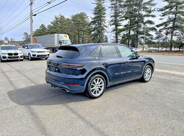 WP1AA2AY3KDA00814 2019 PORSCHE CAYENNE Blue Widok z przodu