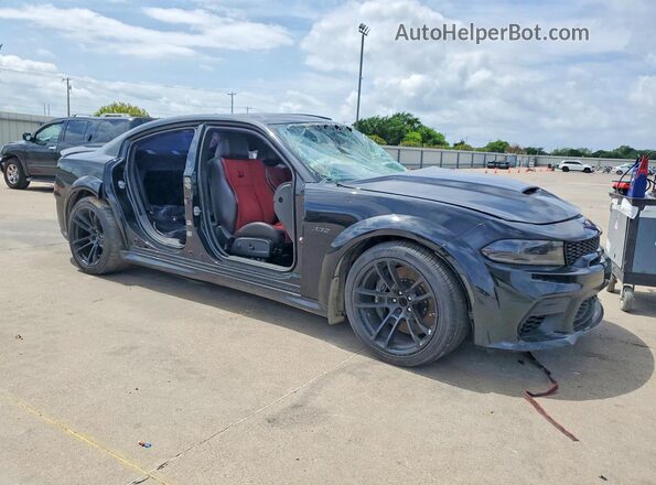 2C3CDXGJ5PH556887 2023 DODGE CHARGER Black Вид спереду