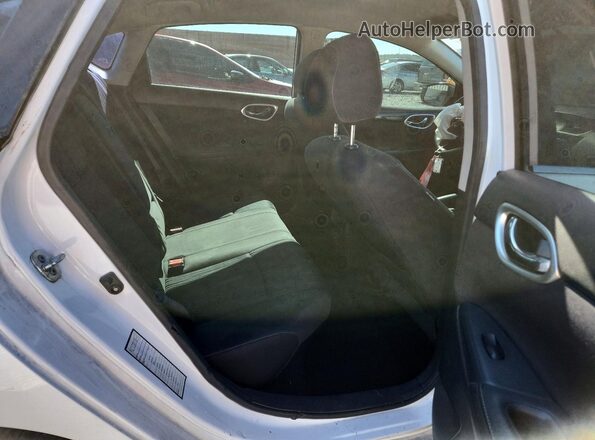 3N1AB7APXHL669607 2017 NISSAN SENTRA White Rear interior view