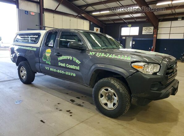 5TFSX5EN3JX059204 2018 TOYOTA TACOMA Gray 