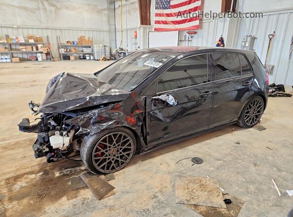 3VW6T7AU7MM000086 2021 VOLKSWAGEN GTI Black Задня ліва чверть