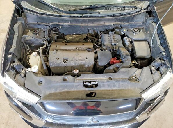 JA4AR3AW5GZ040301 2016 MITSUBISHI OUTLANDER Black ძრავის განყოფილების ხედი