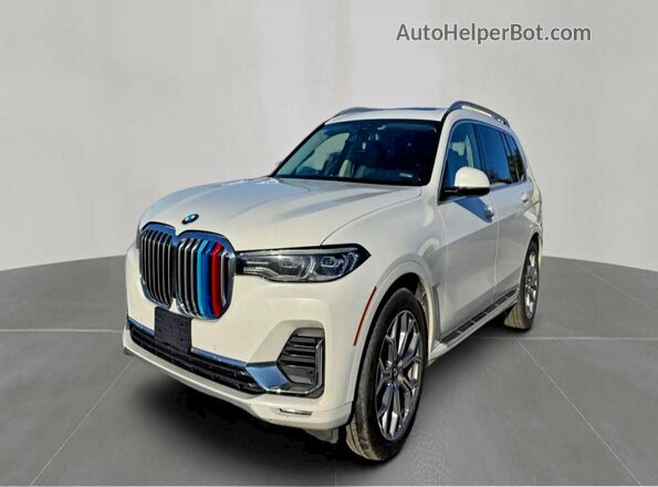 5UXCW2C05L9A03738 2020 BMW X7 Белый Задняя левая четверть