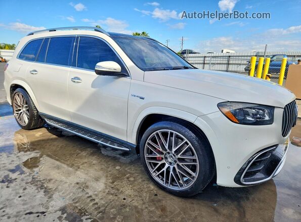 4JGFF8KE0MA523840 2021 MERCEDES-BENZ GLS White Front view