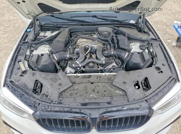 WBAJS7C04LCD22307 2020 BMW M5 White Widok komory silnika