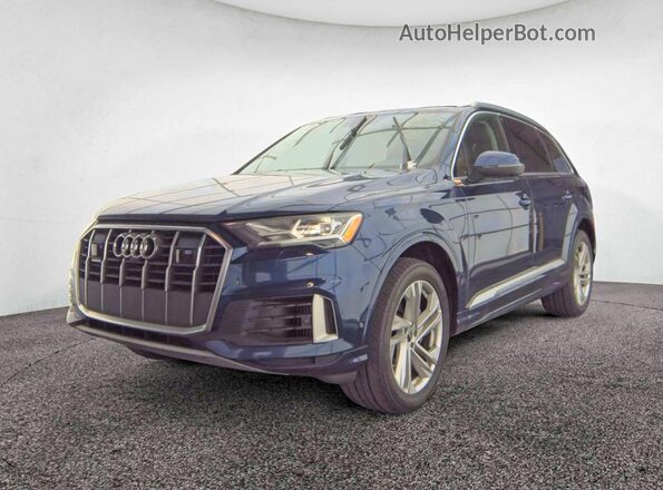 WA1LXBF79ND006740 2022 AUDI Q7 Blue Trasero izquierdo