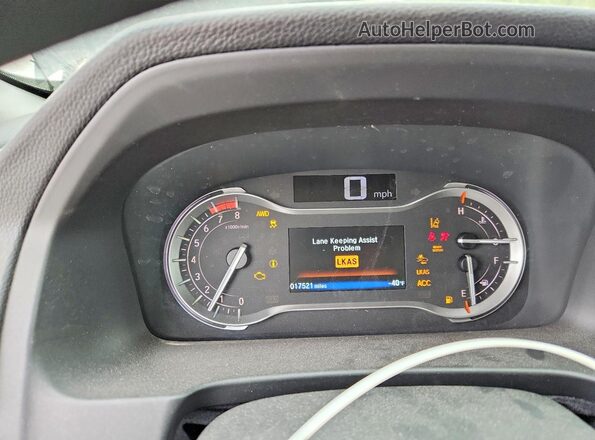 5FPYK3F11MB002479 2021 HONDA RIDGELINE Black Вид щитка приладів