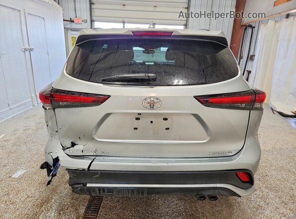 5TDKDRBH4SS577635 2025 TOYOTA HIGHLANDER Silver Rear view