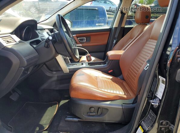 SALCT2BG6HH711685 2017 LAND ROVER DISCOVERY Black Widok deski rozdzielczej