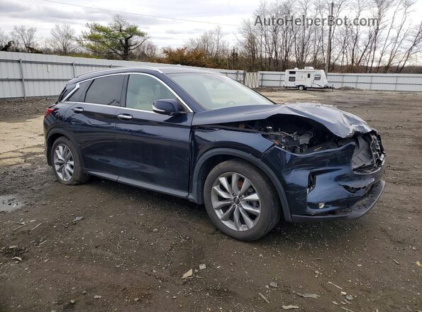 3PCAJ5BB6MF103847 2021 INFINITI QX50 Blue წინა ხედი
