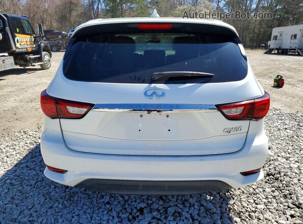 5N1DL0MM4HC554931 2017 INFINITI QX60 Белый Вид салона спереди
