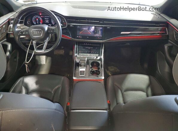 WA1EVAF10MD021050 2021 AUDI Q8 Silver ხელსაწყოთა პანელის ხედი