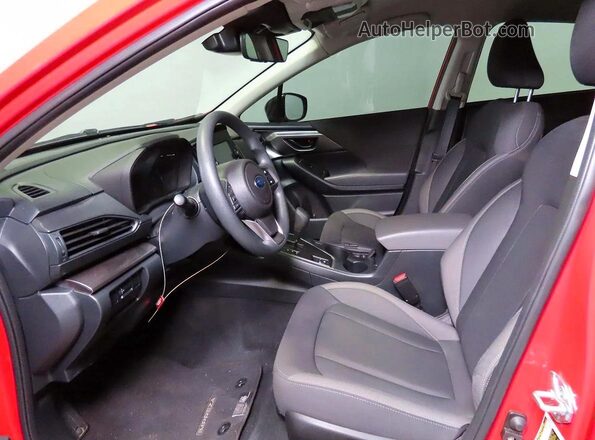 JF1GUABC7S8214221 2025 SUBARU IMPREZA Red Հետևի նստատեղերի տեսք