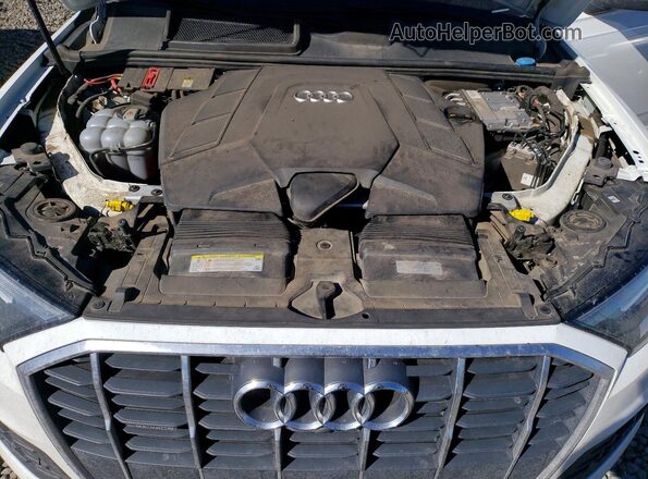 WA1LXAF71LD003077 2020 AUDI Q7 White VIN sticker view