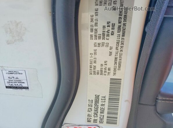 1C4RJKAGXP8865842 2023 JEEP CHEROKEE White 