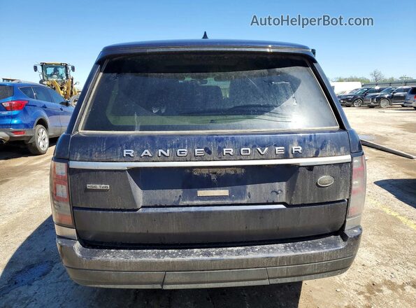 SALGS2FK6HA361194 2017 LAND ROVER RANGE ROVER Blue Widok wnętrza z przodu