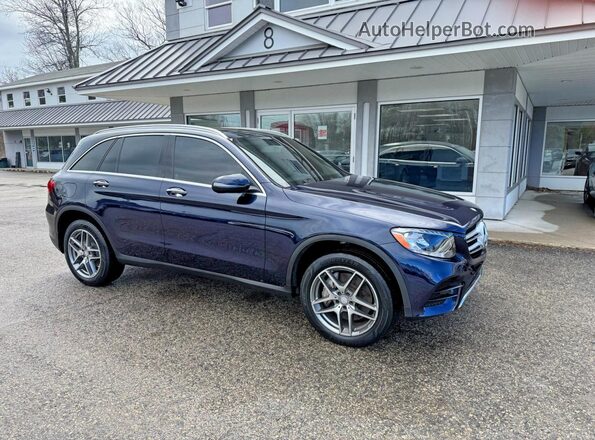 WDC0G4KB9GF011985 2016 MERCEDES-BENZ GLC-CLASS Blue Rear left