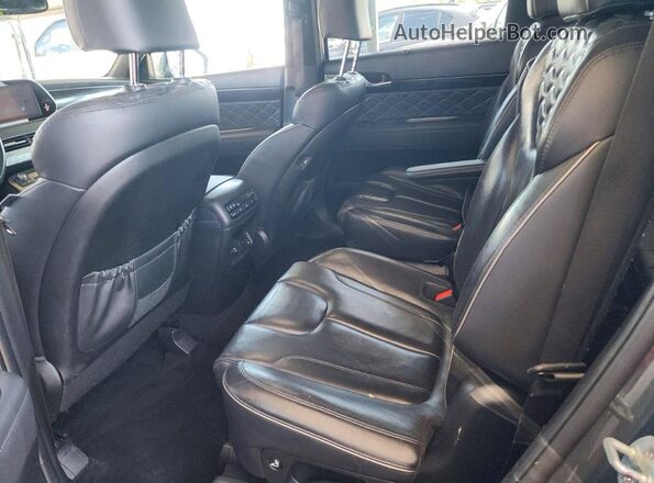 KM8R74HE0NU373805 2022 HYUNDAI PALISADE Gray Widok z tyłu