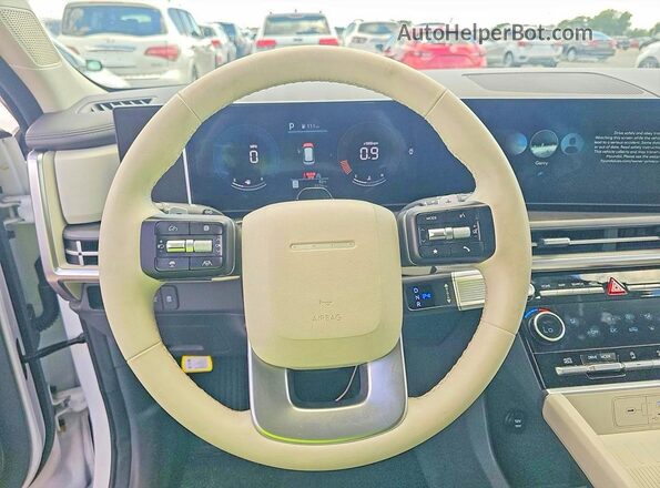 5NMP24GL3SH140207 2025 HYUNDAI SANTA FE White Widok tylnych siedzeń