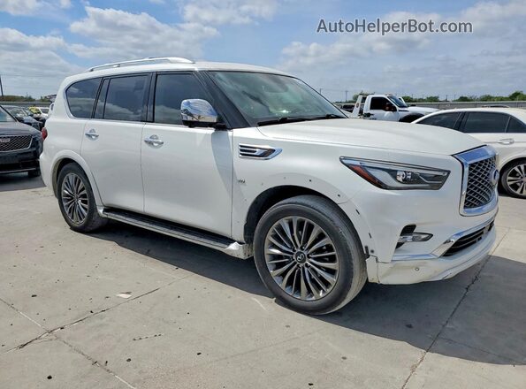 JN8AZ2NE3K9225378 2019 INFINITI QX80 White 