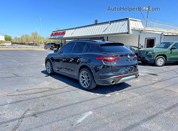 ZASFAKPN8J7B82924 2018 ALFA ROMEO STELVIO Черный Передняя правая четверть
