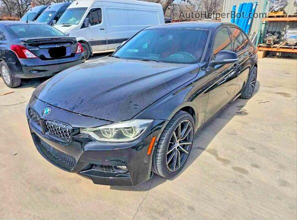 WBA8E9G54GNT82778 2016 BMW 3 SERIES Black Задня права чверть