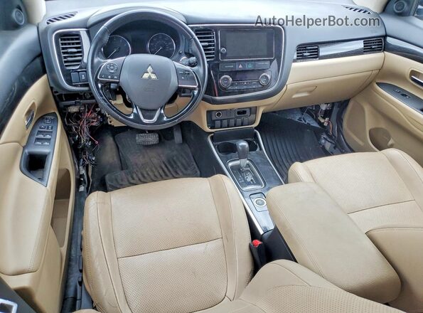 JA4AZ3A30HZ049351 2017 MITSUBISHI OUTLANDER Brown 