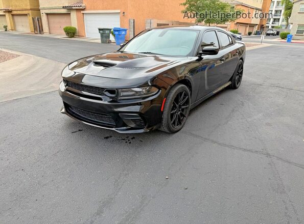 2C3CDXCT2KH578605 2019 DODGE CHARGER Black Հետևի աջ