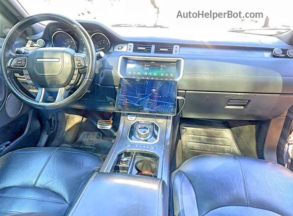 SALVD2SX0JH301993 2018 LAND ROVER RANGE ROVER Black უკანა სავარძლების ხედი