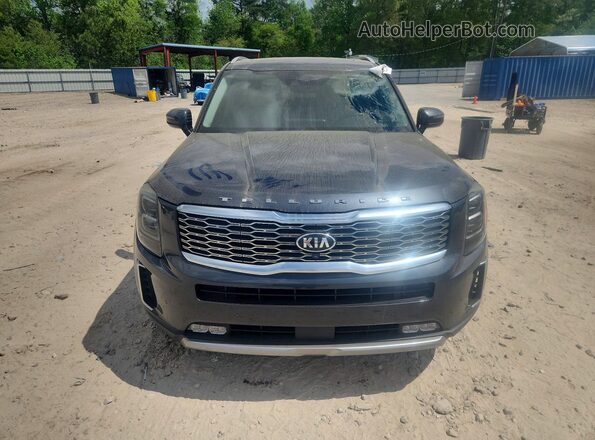 5XYP5DHC0LG033312 2020 KIA TELLURIDE Gray Հետևի տեսք